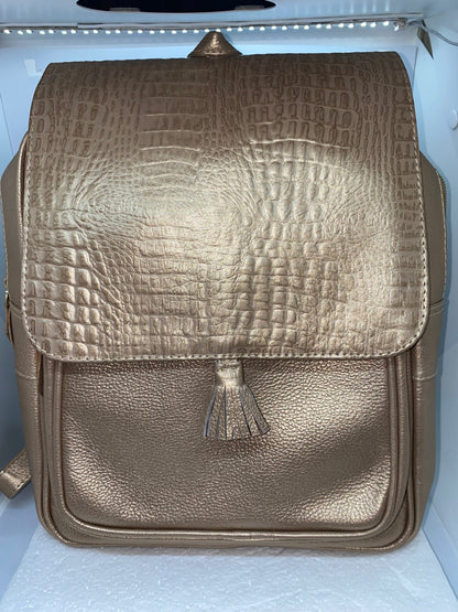 MD85 - Mochila de cuero Graso para dama marca Quality Leather