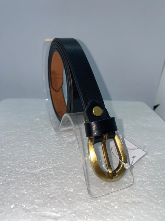 COF26092 - Correa delgada de cuero indio para dama marca Forbro