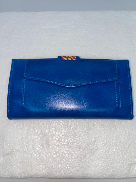 W2009 - Wallet de cuero para dama con mola