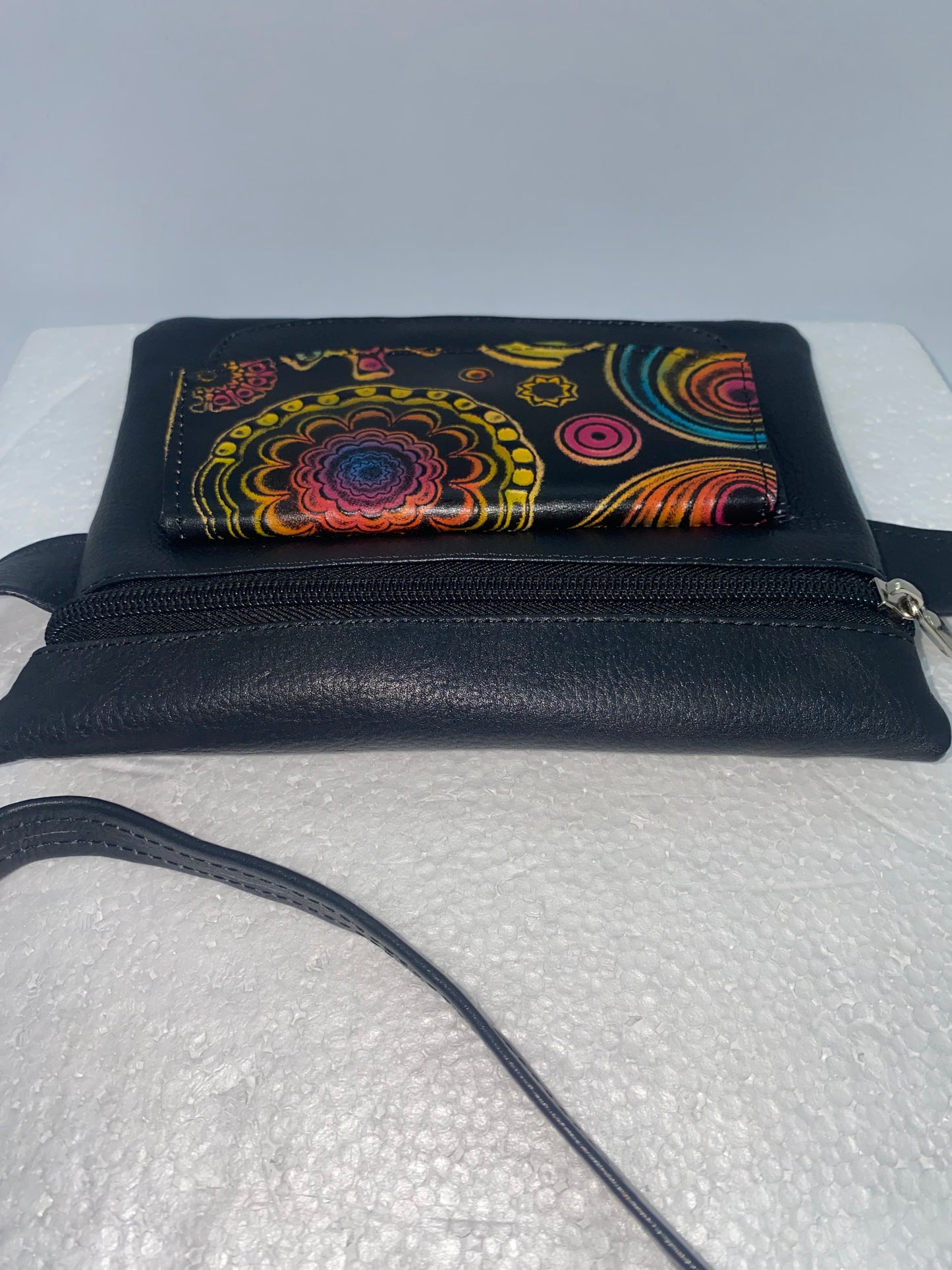 CCP35 - Carriel de cuero pintado para dama de cuero marca Quality Leather