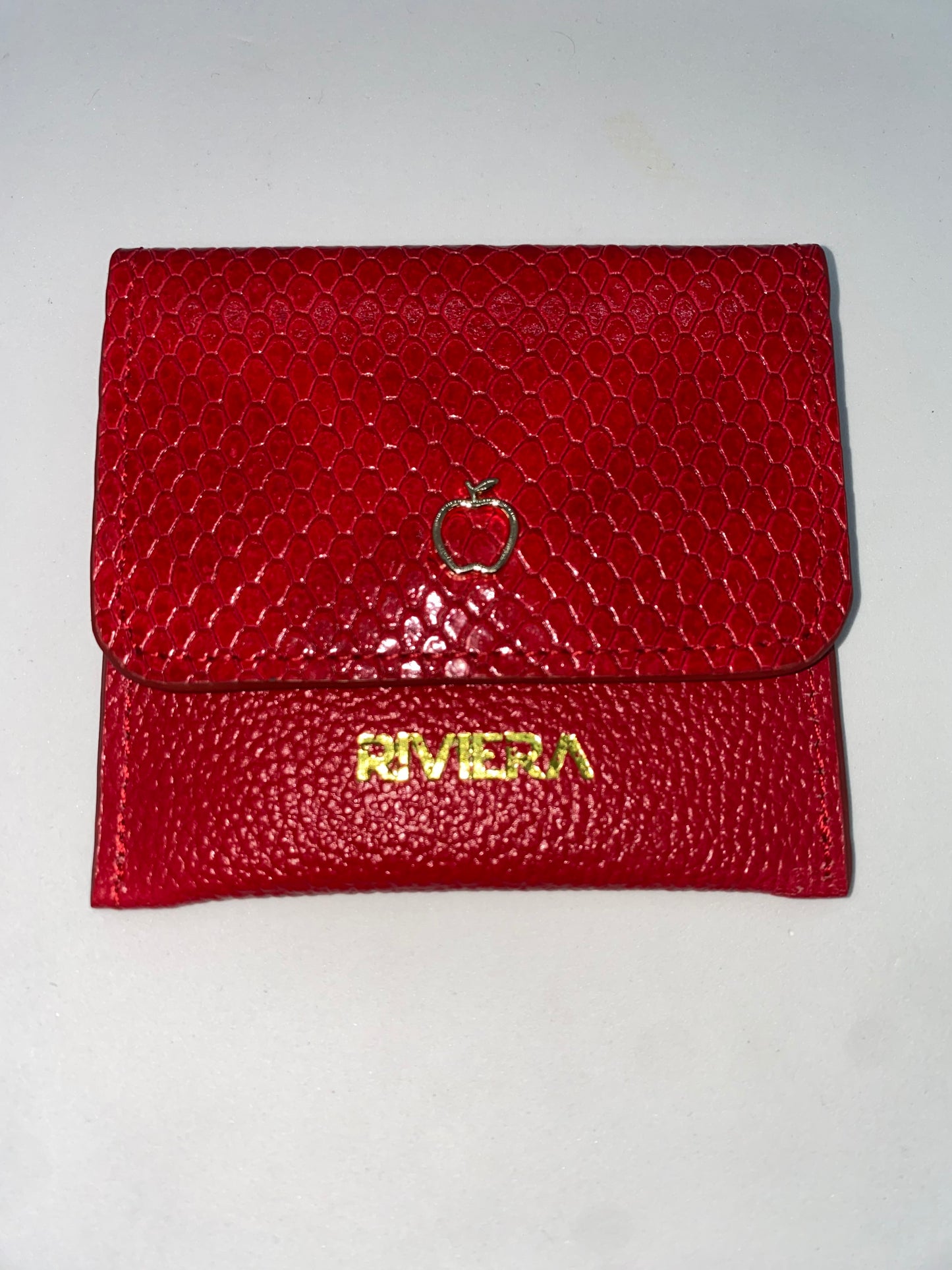 T44 - Tarjetero de cuero para dama marca Riviera