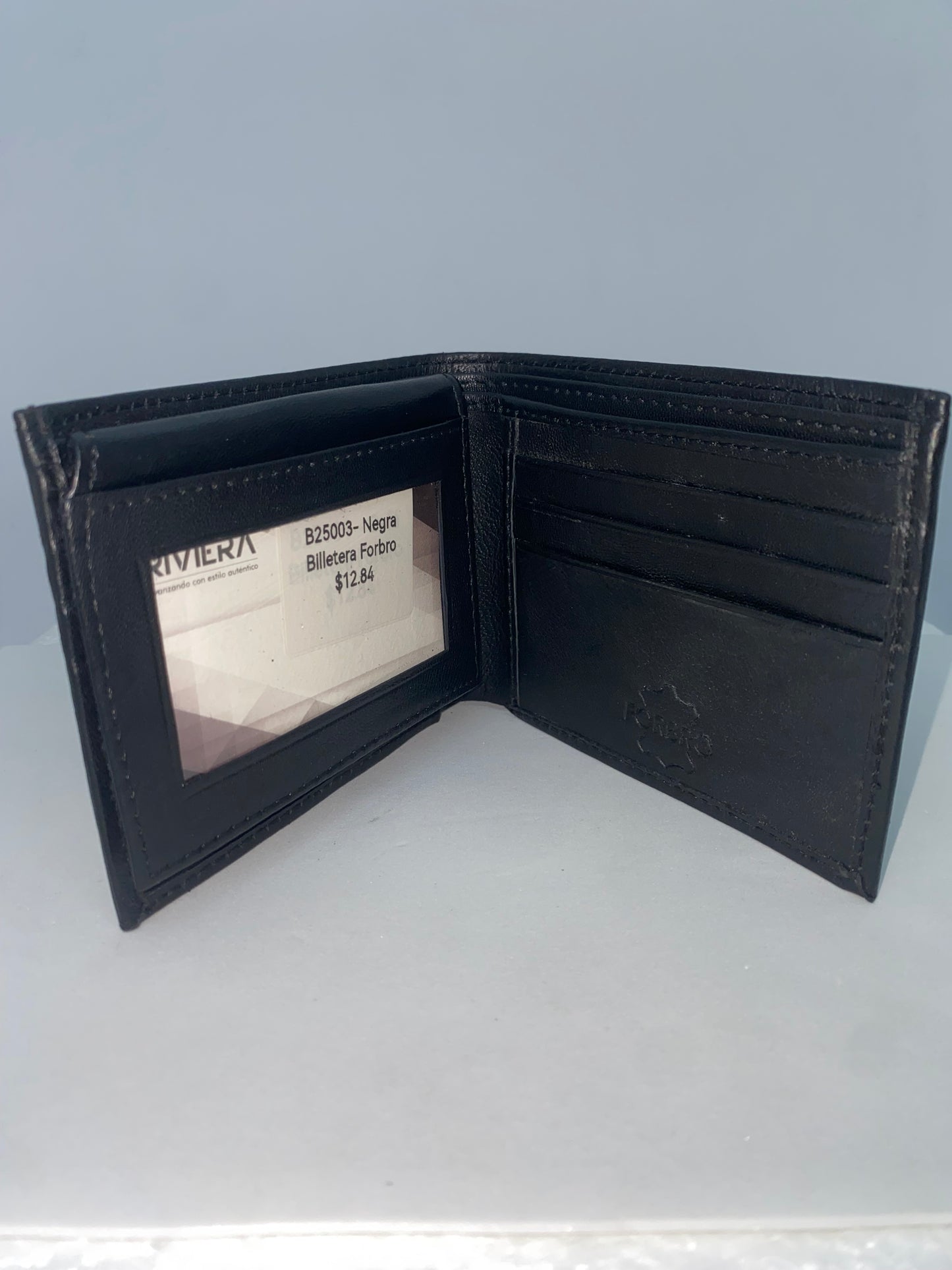 B25003 - Billetera de cuero indio marca Forbro