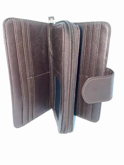 W303 - Wallet de cuero para dama marca Velez