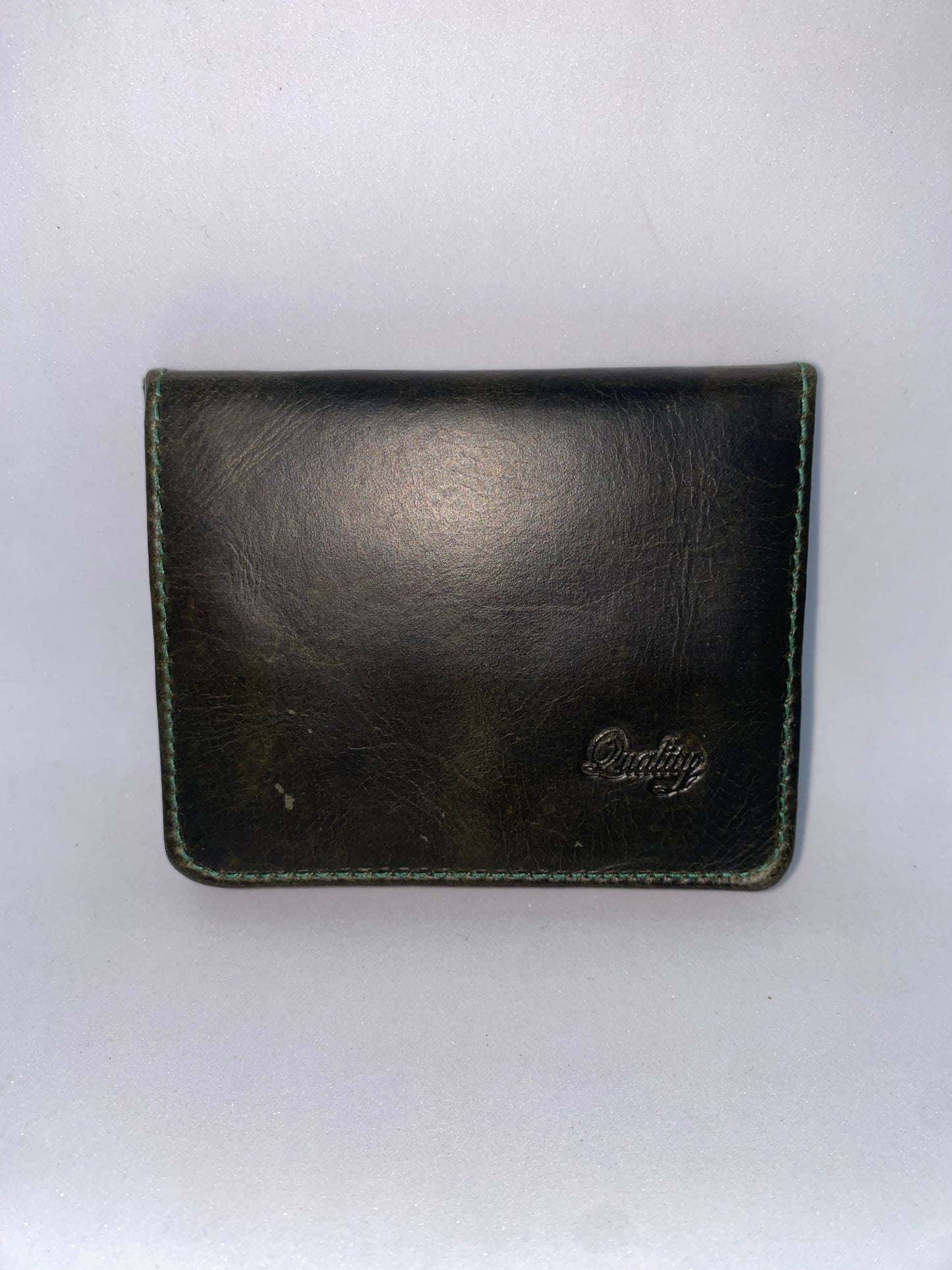 BL - Billetera de cuero Graso en forma de L marca Quality Leather