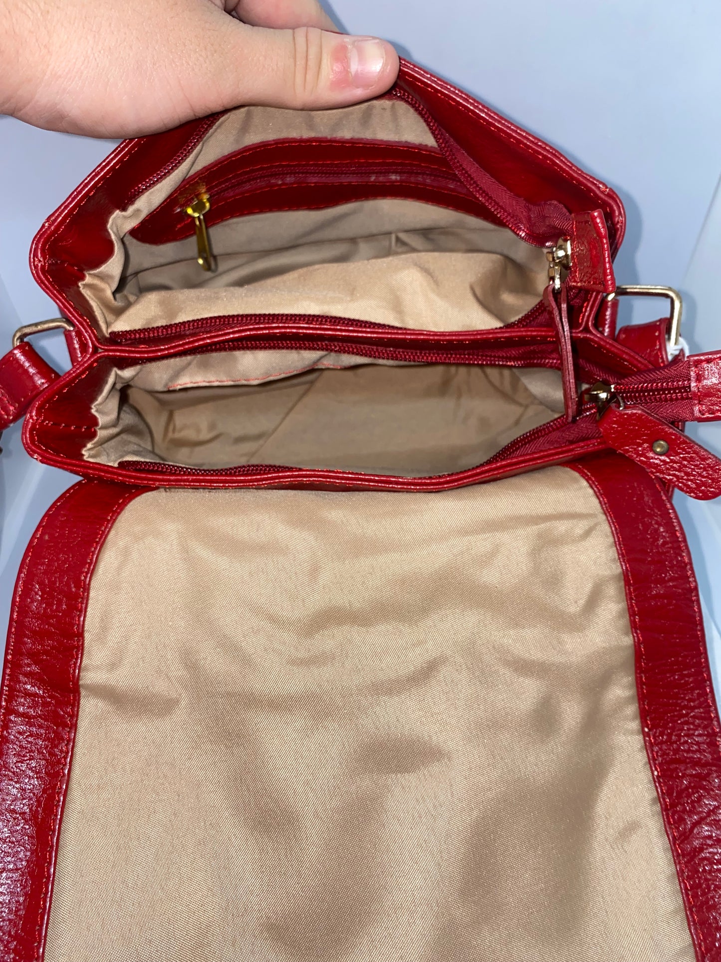 BML55 - Bolso manos libres de cuero graso