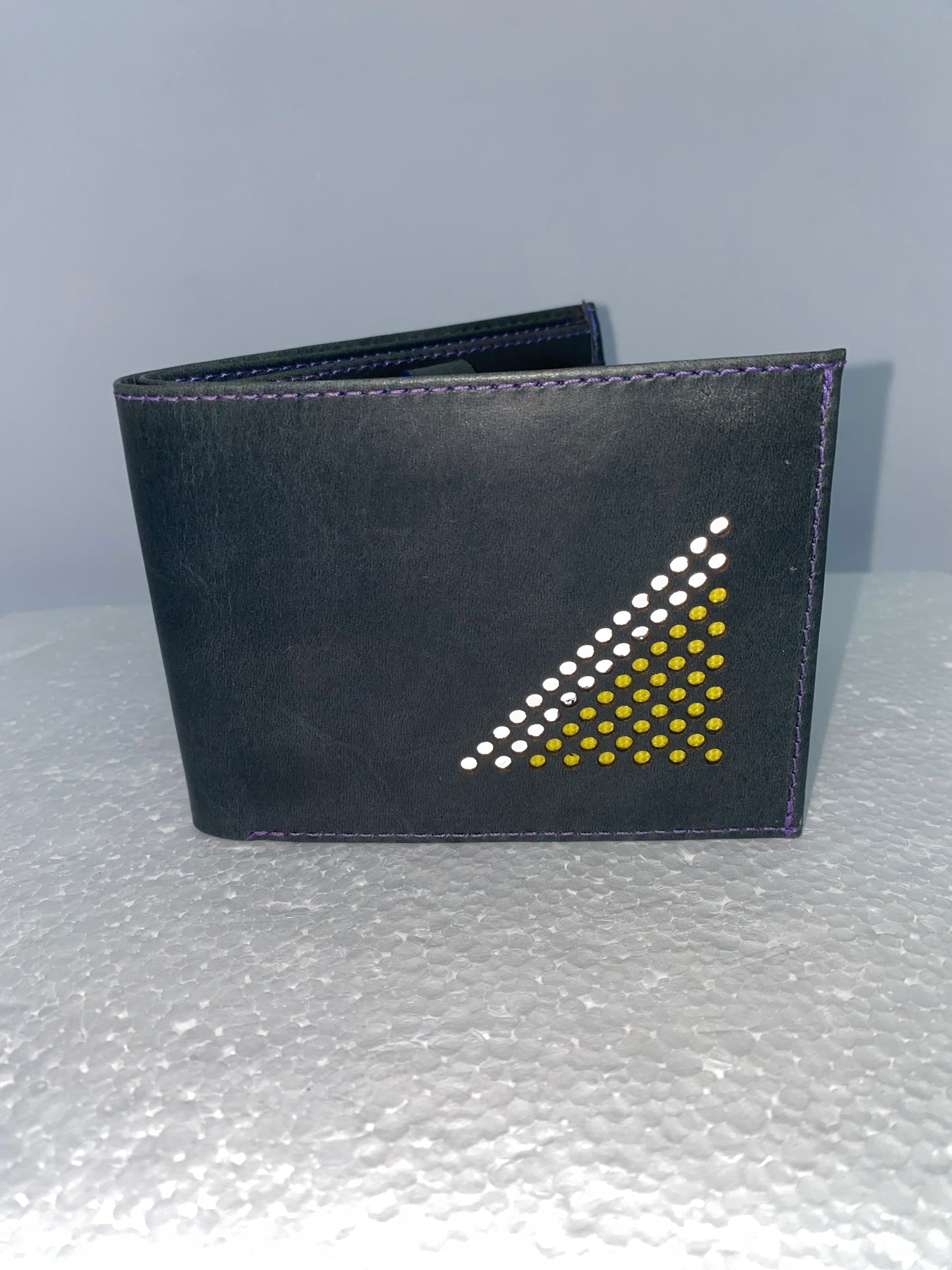 Billetera de cuero liso B404