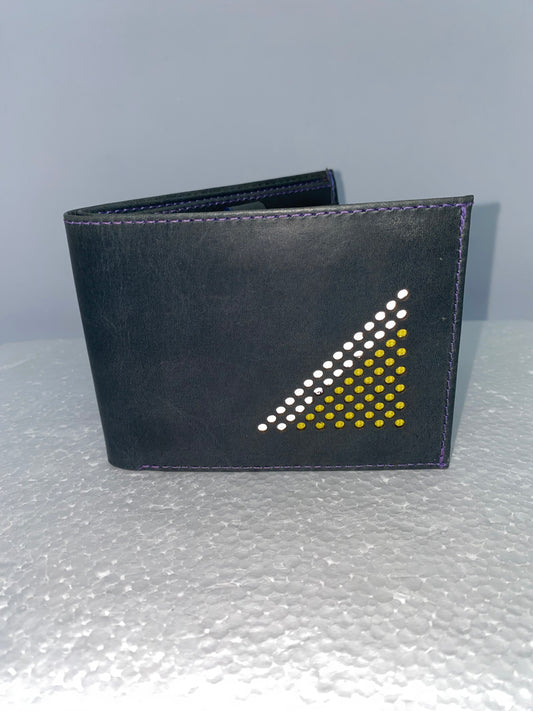 Billetera de cuero liso B404
