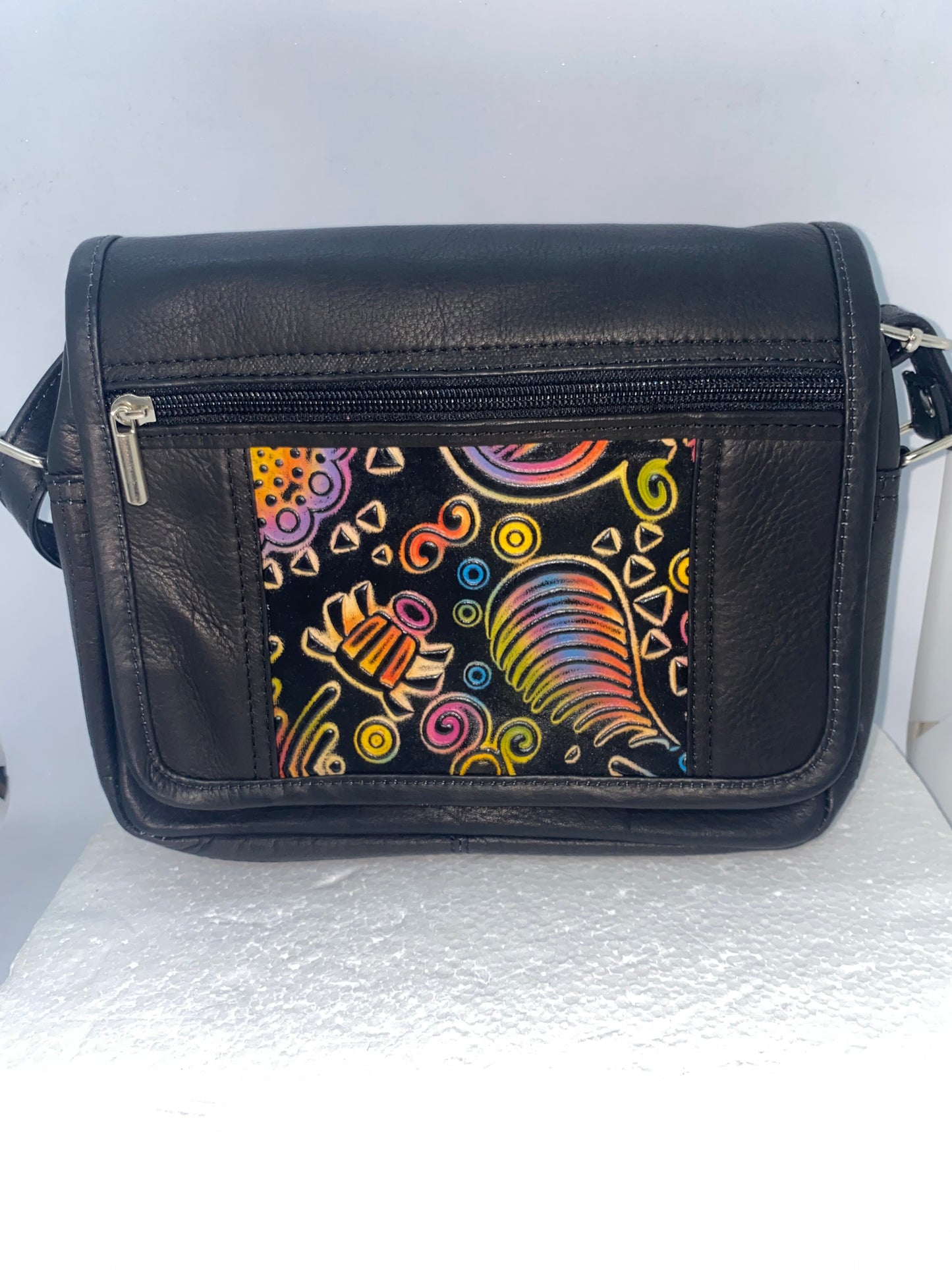 CTD45 - Carriel de cuero Tula para dama marca Quality Leather
