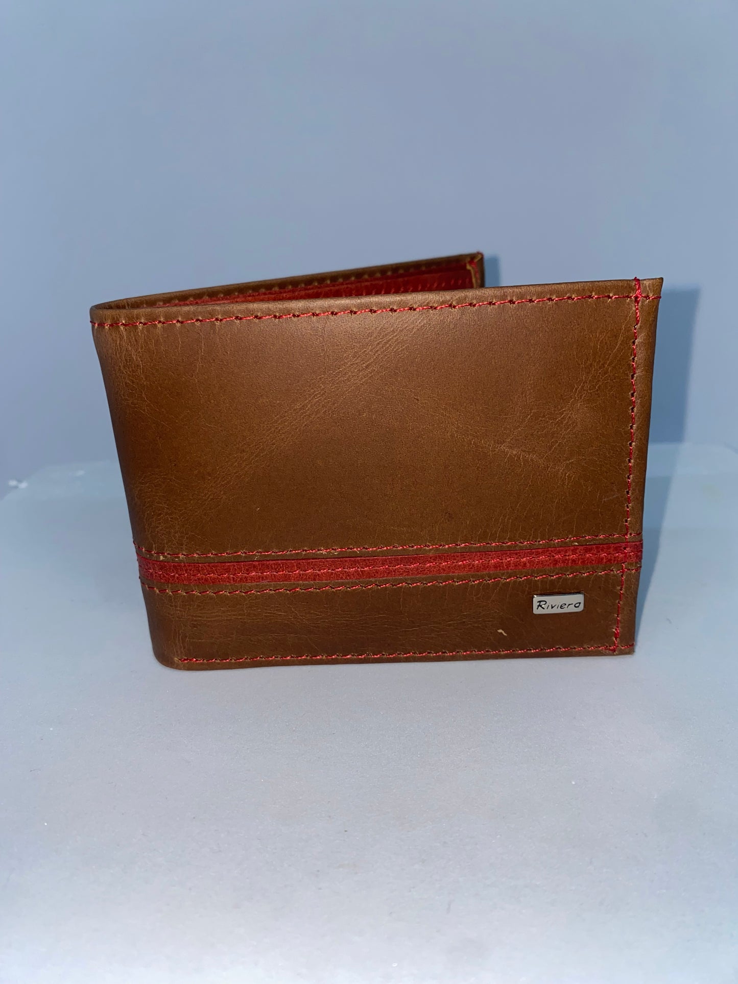 B6237 - Billetera de cuero Genuino marca Riviera