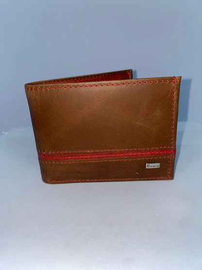 B6237 - Billetera de cuero Genuino marca Riviera