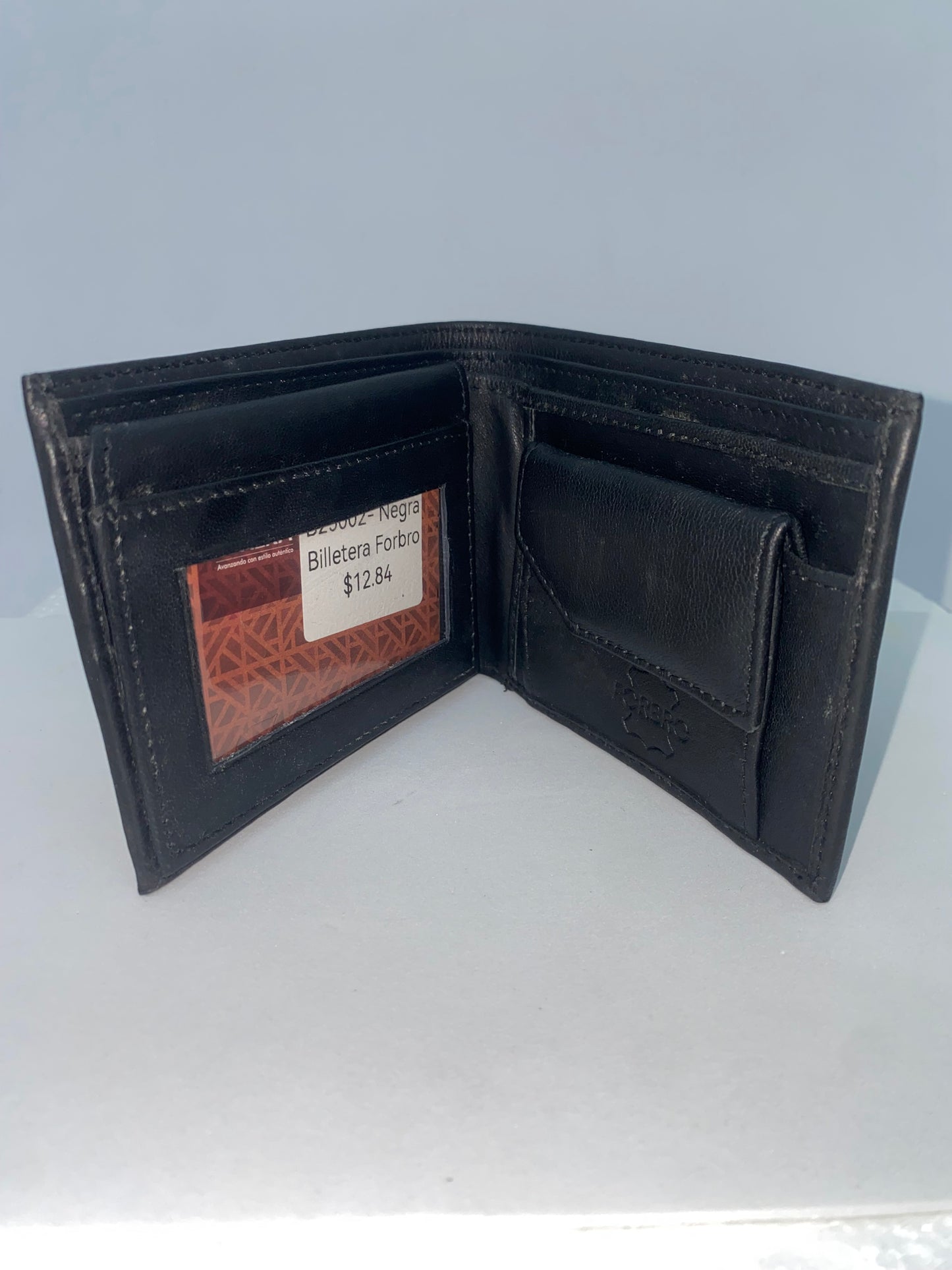 Billetera de cuero indio marca Forbro B25002
