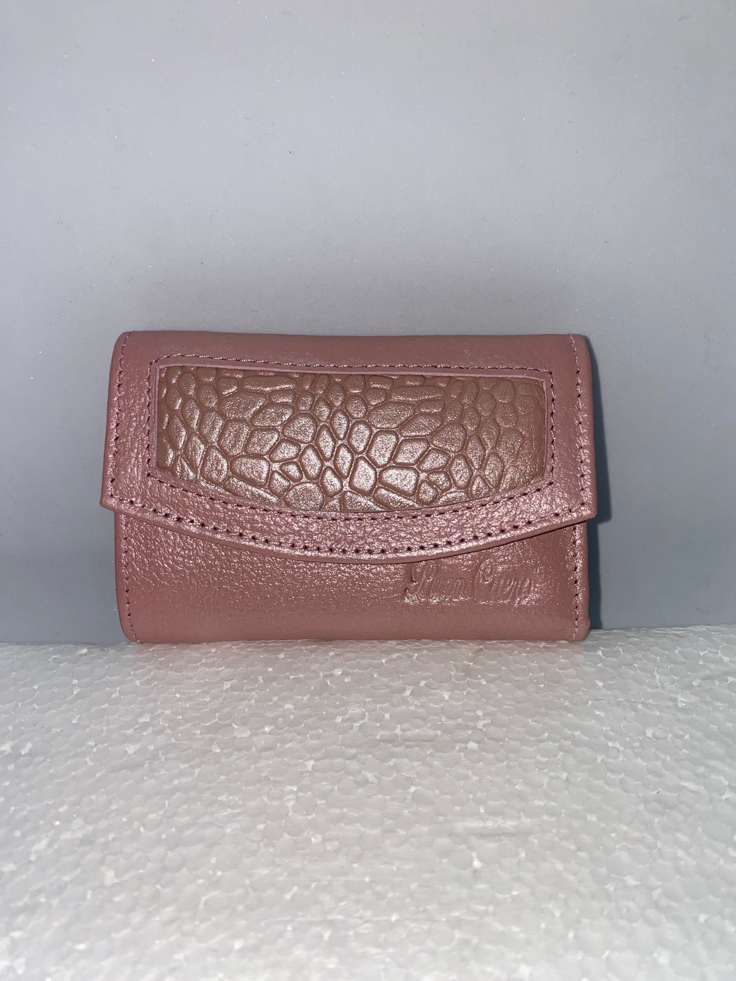 W510 - Wallet mini de cuero Graso marca Quality Leather