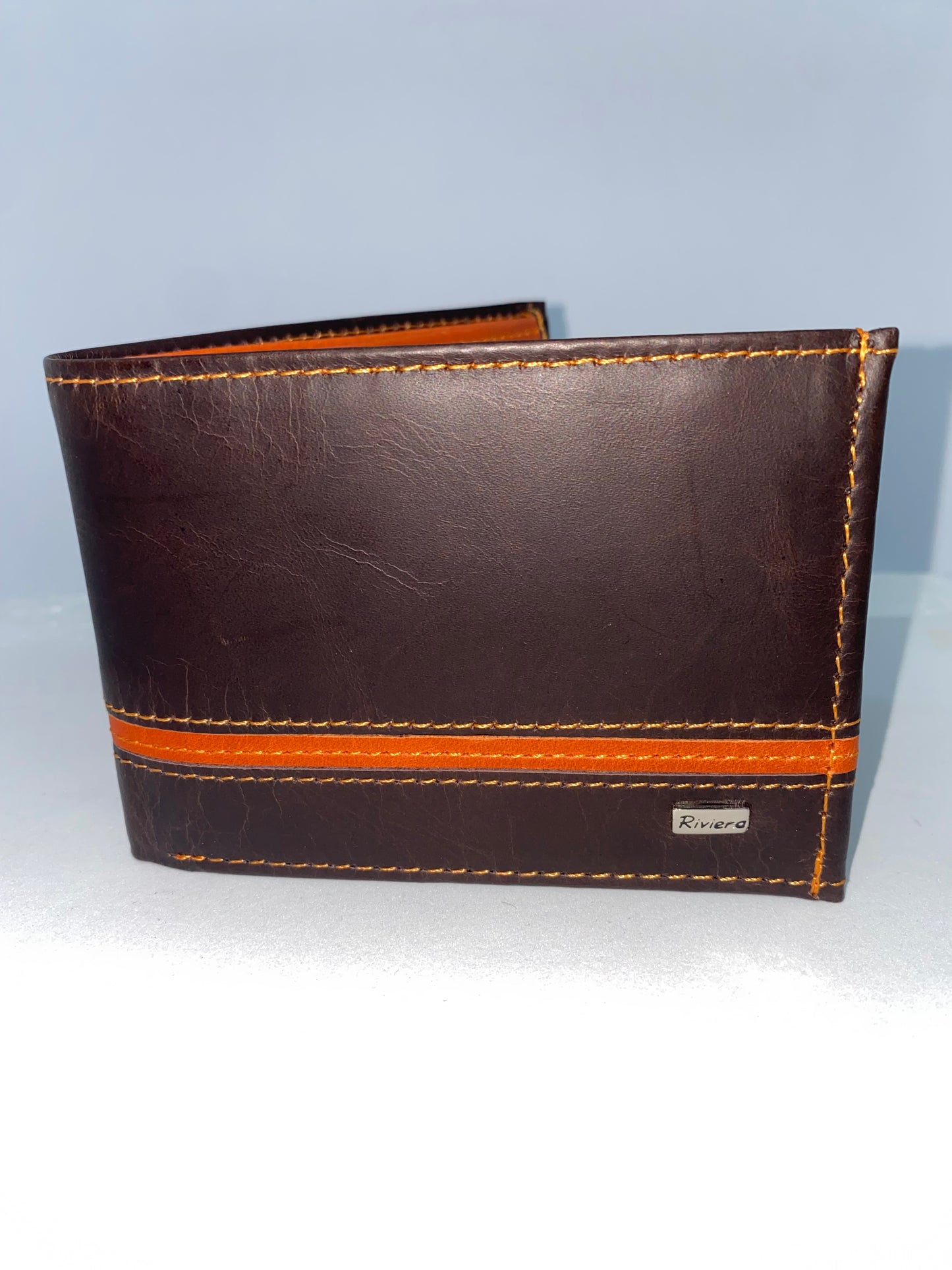 B6237 - Billetera de cuero Genuino marca Riviera