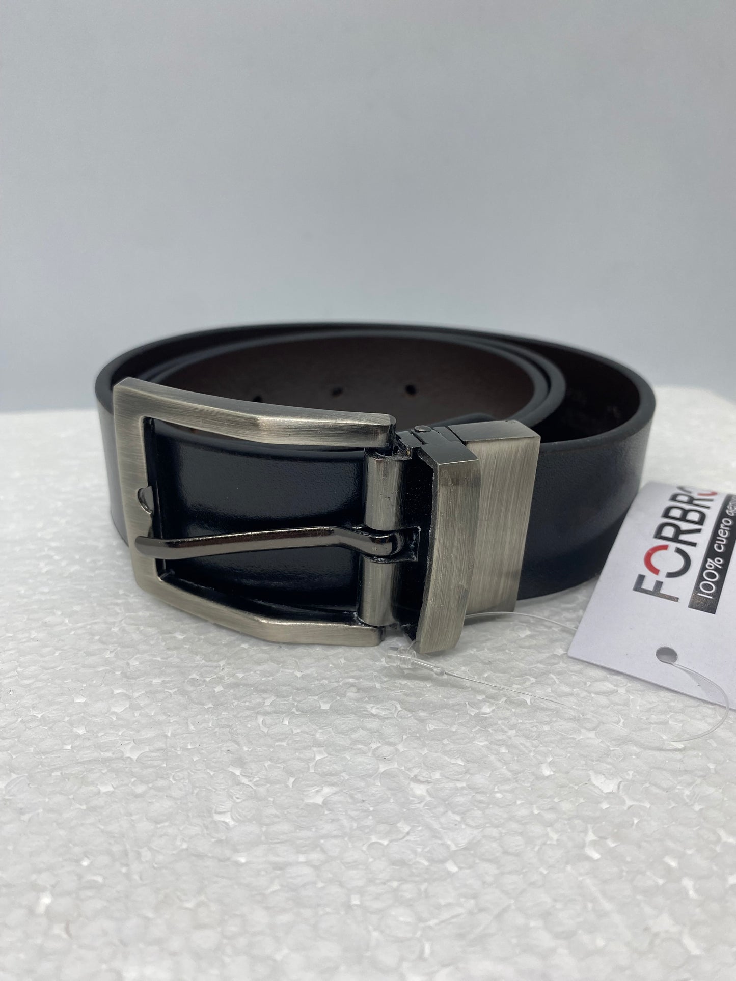 COF26153 - Correa de cuero Indio Reversible marca Forbro