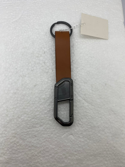 LL1859 - Llavero de cuero Graso con clinch metalico