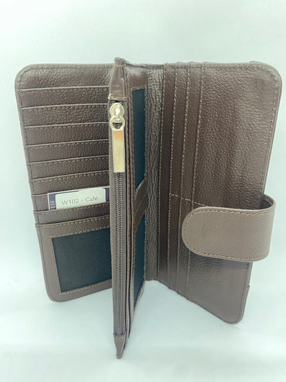 W102 - Wallet de cuero Graso marca Quality Leather