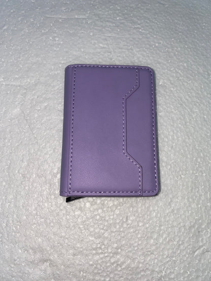 T226 - Tarjetero de cuerina con protección RFI para dama