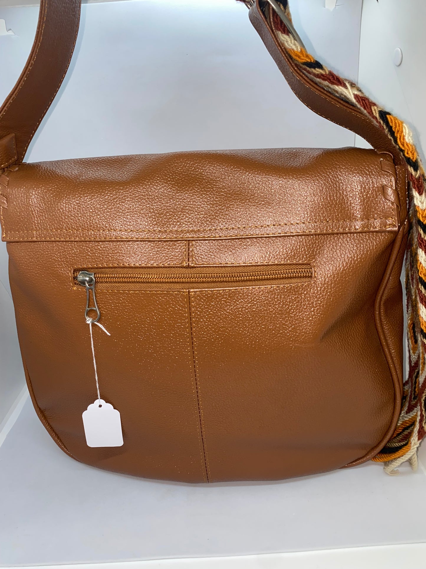 BGY80 - Bolso de cuero con correa Guayu grande