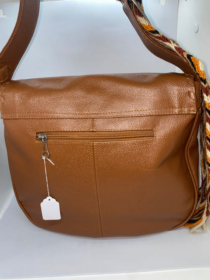 BGY80 - Bolso de cuero con correa Guayu grande
