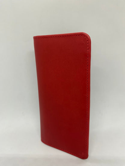 W522 - Tarjetero Porta Chequera de cuero Graso marca Quality Leather