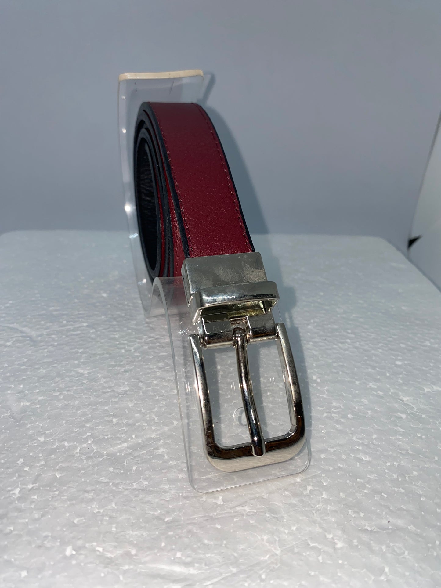 COA1 - Correa de cuero reversible para dama marca Quality Leather
