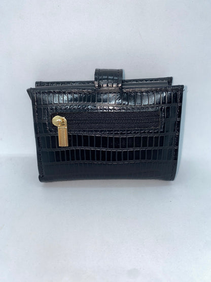 T43 - Tarjetero de cuero Genuino para dama con protección RFID