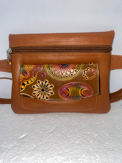 CCP35 - Carriel de cuero pintado para dama de cuero marca Quality Leather