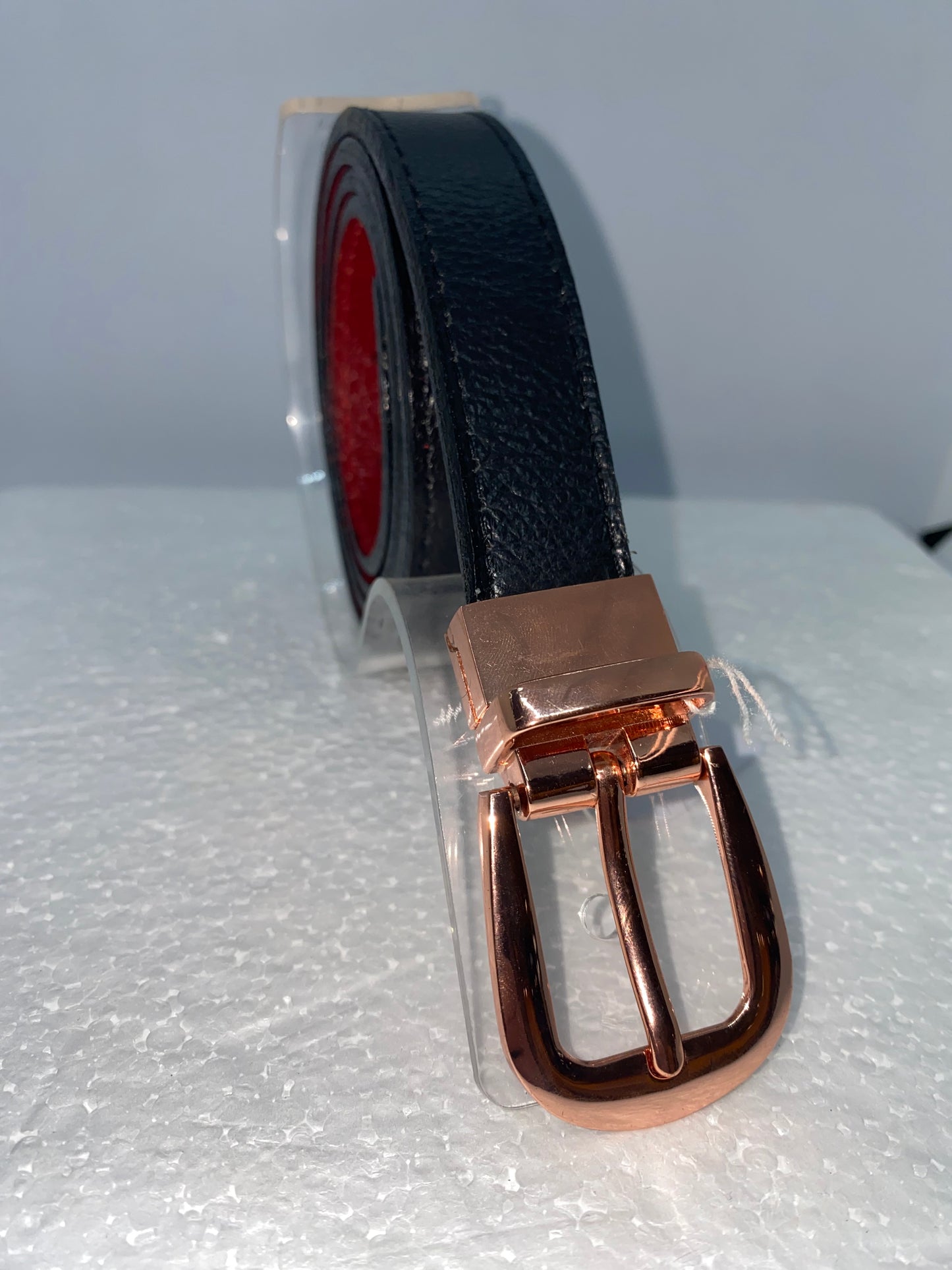 COA1 - Correa de cuero reversible para dama marca Quality Leather