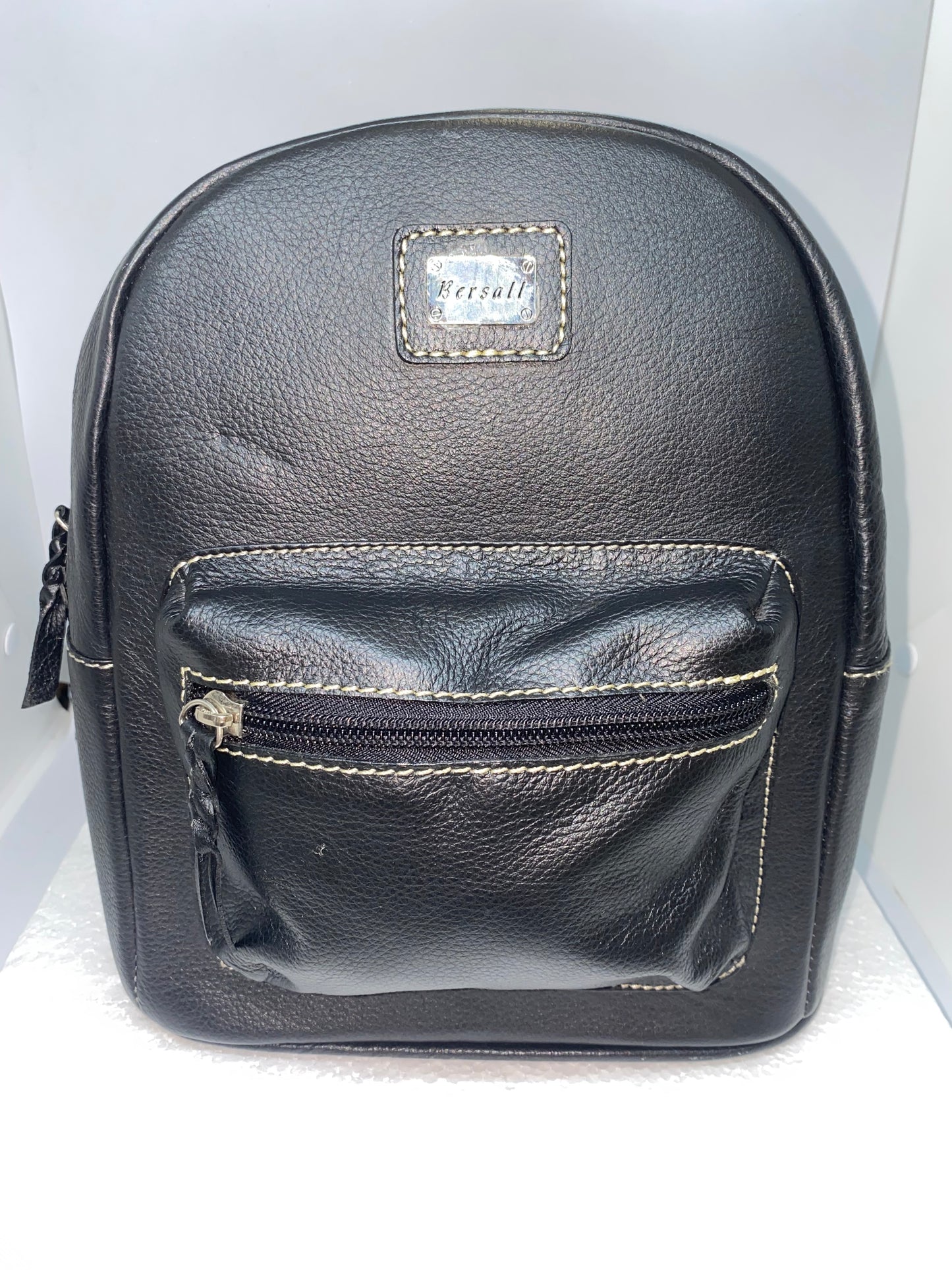 M2497 - Mochila de cuero pequeña para dama (Alba)