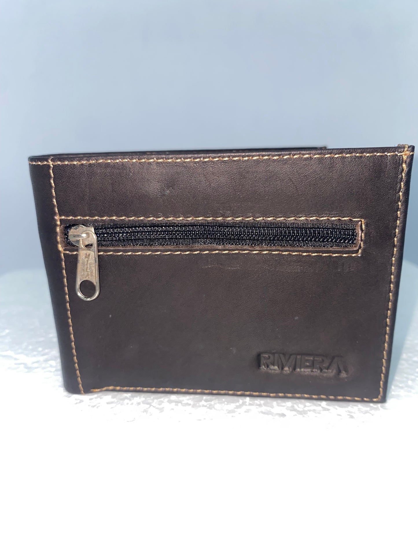 B193T - Billetera de cuero tula marca Riviera