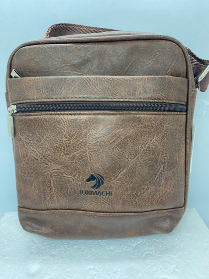 JUNMACHI - Carriel mediano de cuerina marca Junmachi