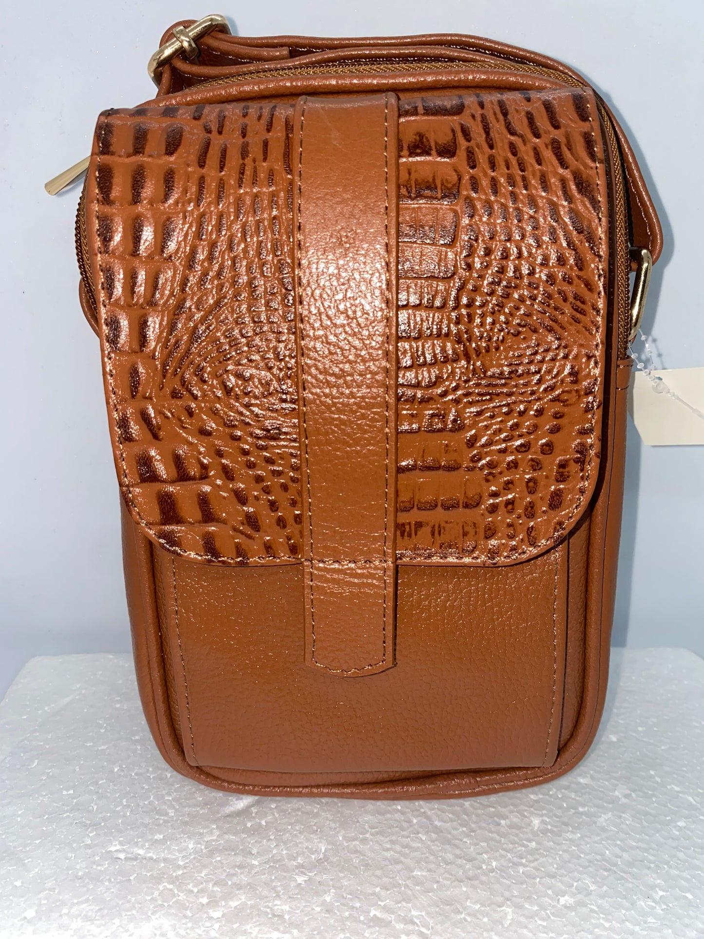WPC40 - Wallet porta celular de cuero graso modelo nuevo marca Quality Leather