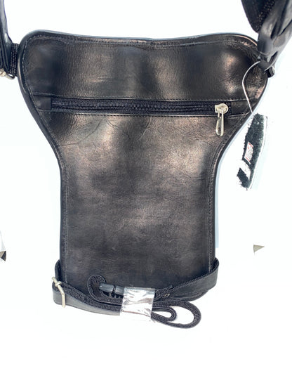 P361 - Piernera de cuero tula grande marca Puro Cuero