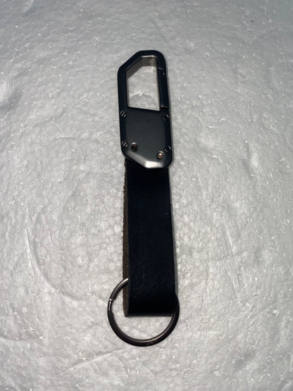 LL1859 - Llavero de cuero Graso con clinch metalico