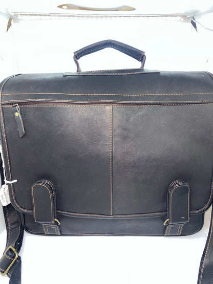 ME96 - Maletin Expandible de cuero Tula marca Quality Leather