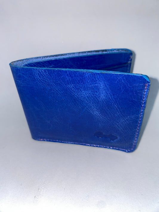 BMINI - Billetera de cuero Graso delagada marca Quality Leather