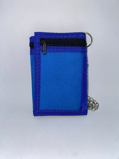 BLC5 - Billetera de Lona con Cadena Marca Quality Leather
