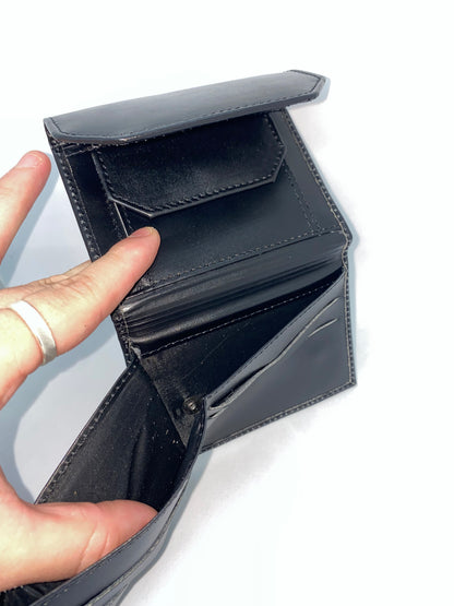 B407 - Billetera de cuero Liso para correa marca Quality Leather