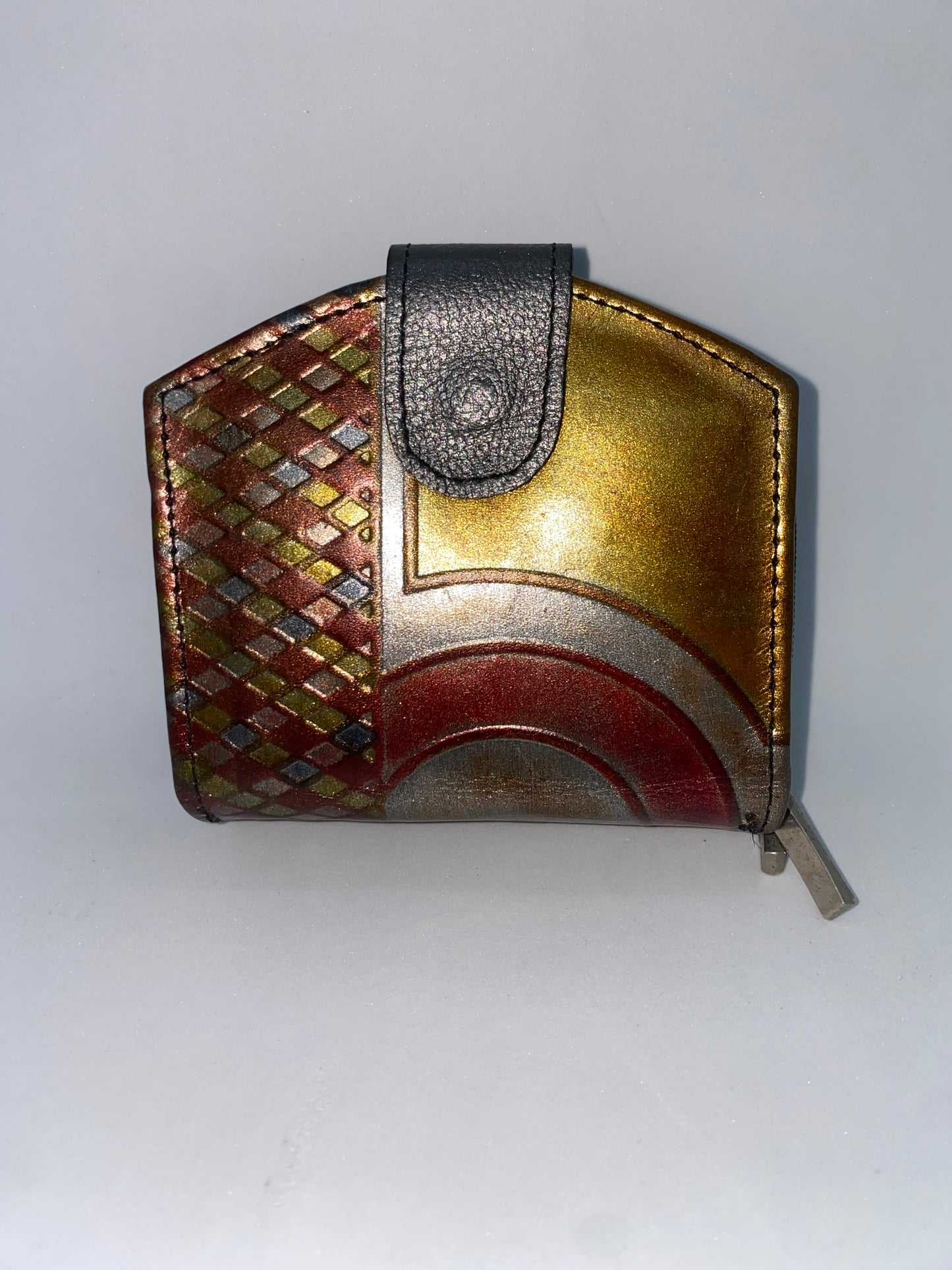 WA30 - Wallet de cuero Pintada marca San Diego