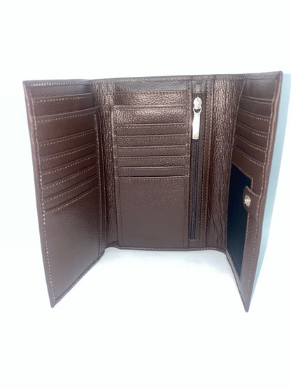W929 - Wallet de cuero Graso marca Quality Leather de Alba