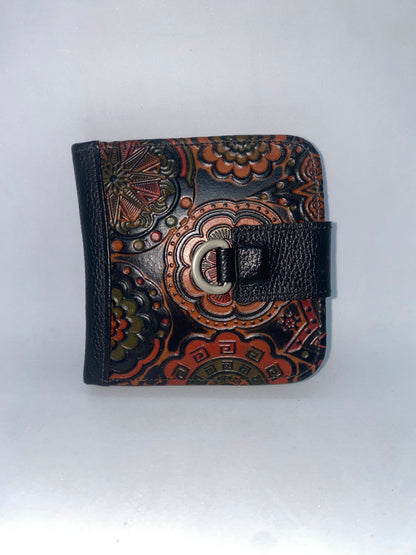 WH35 - Wallet de cuero Graso pintada marca Quality Leather