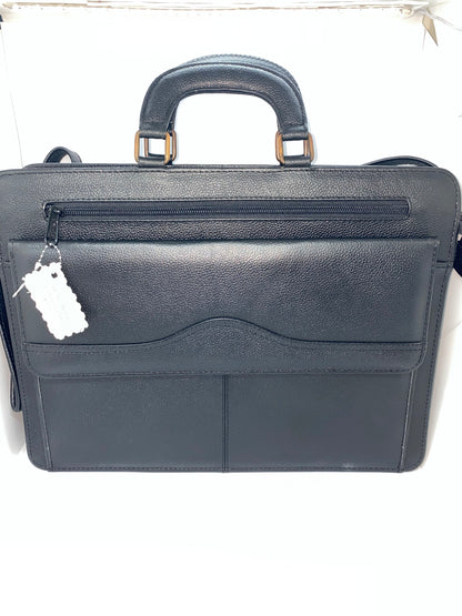 PF110 - Portafolio de cuero Graso para ejecutivo marca Quality Leather