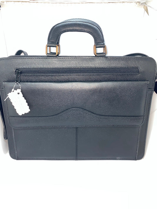 PF110 - Portafolio de cuero Graso para ejecutivo marca Quality Leather