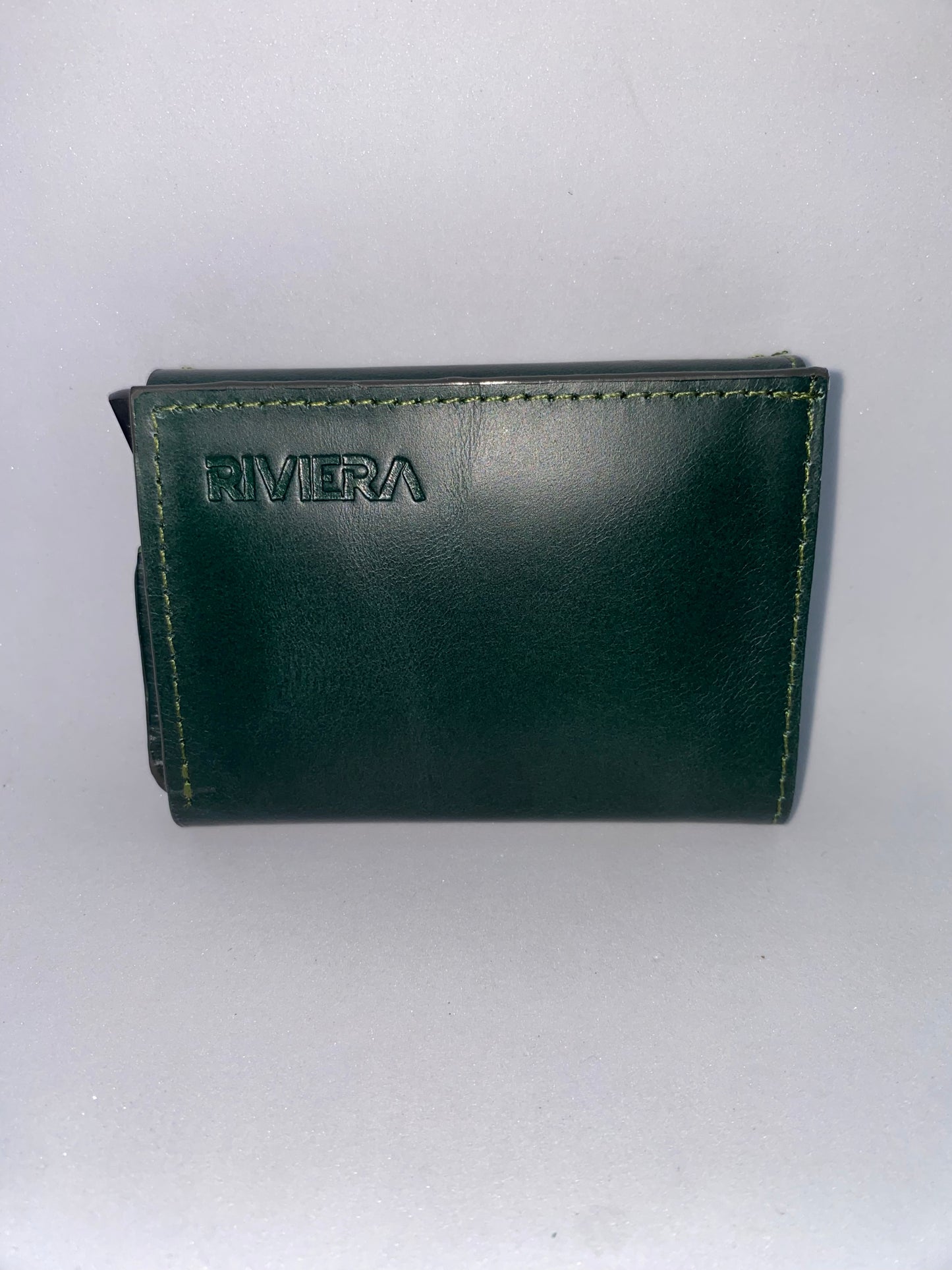 T80 - Tarjetero de cuero Genuino para caballero marca Riviera