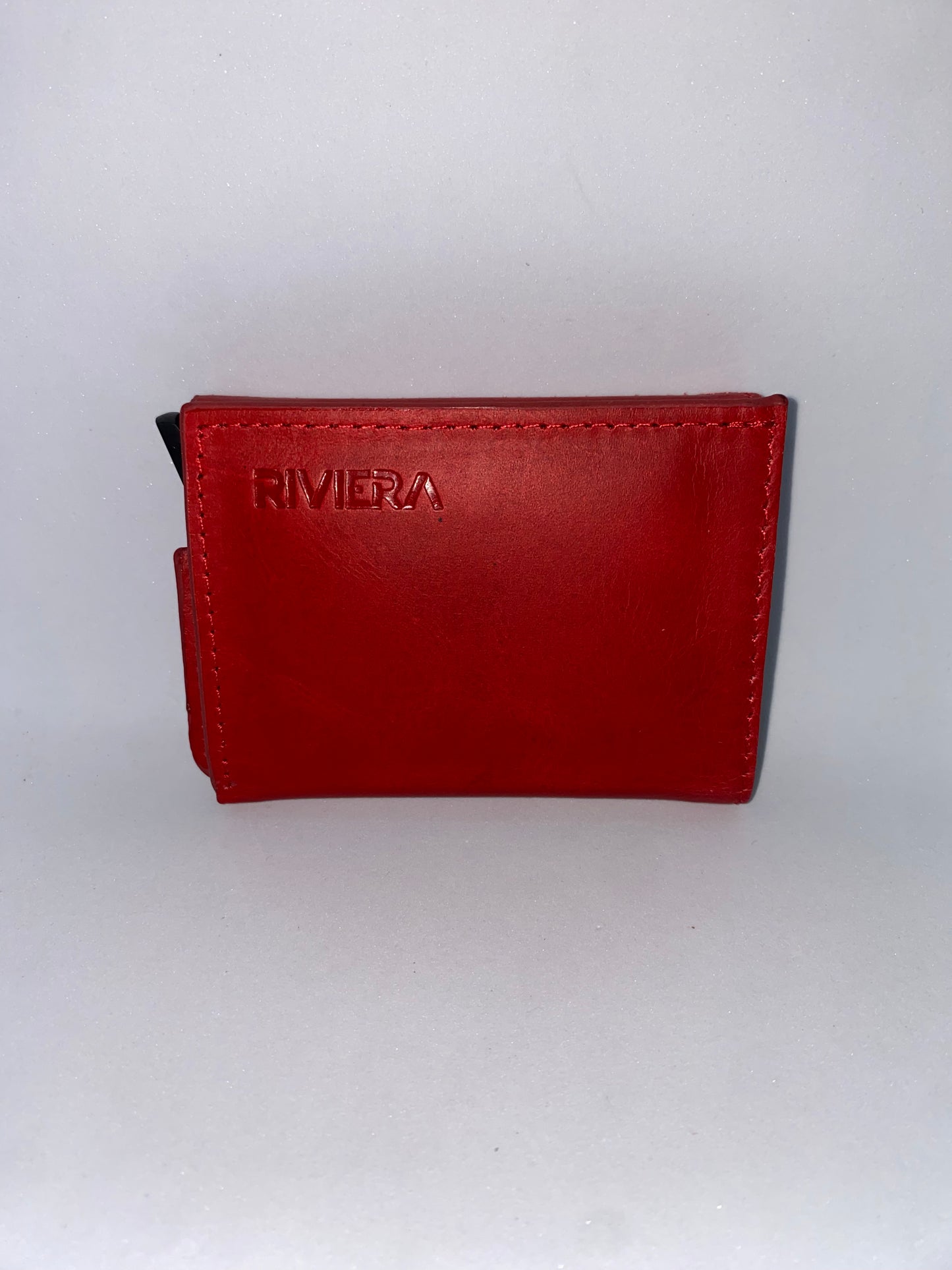 T80 - Tarjetero de cuero Genuino para caballero marca Riviera