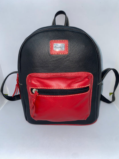 M2497 - Mochila de cuero pequeña para dama (Alba)