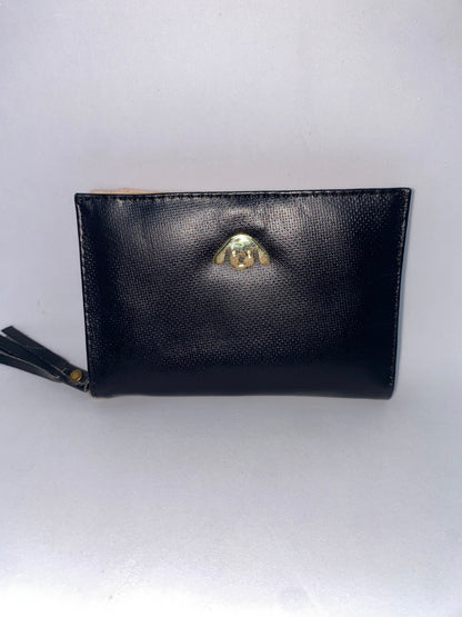 T62 - Wallet mini de cuero Nappa marca Riviera