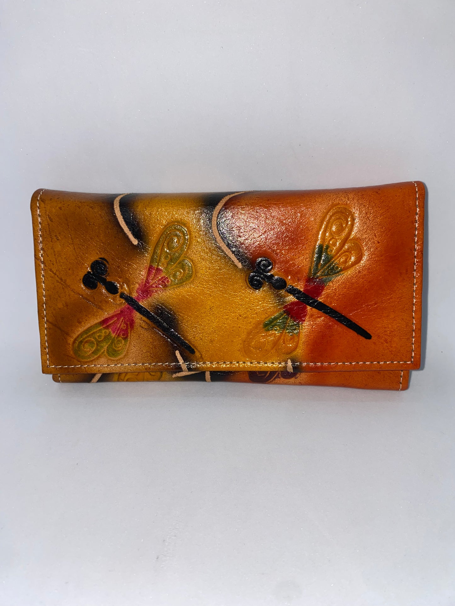 WPU40 - Wallet Pintada de cuero Tala marca Quality Leather