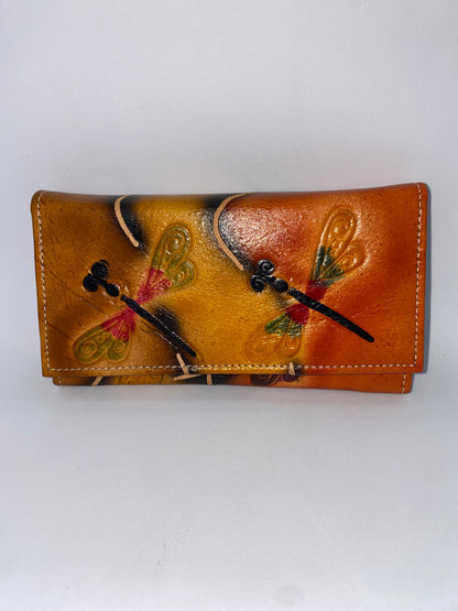 WPU40 - Wallet Pintada de cuero Tala marca Quality Leather