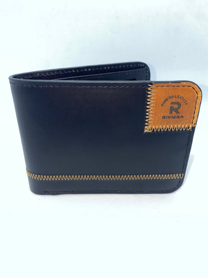B6431 - Billetera de cuero con protección RFI marca Riviera